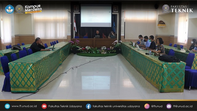 Rapat FT Unud, Bahas Finalisasi Revisi Pedomik Fakultas Teknik Unud 2022