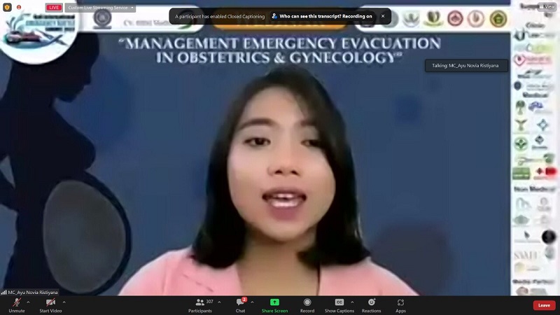 FK Unud Gandeng BBM Medindo Gelar Webinar “Management Emergency Evacuation In Obstetrics & Gynecology”