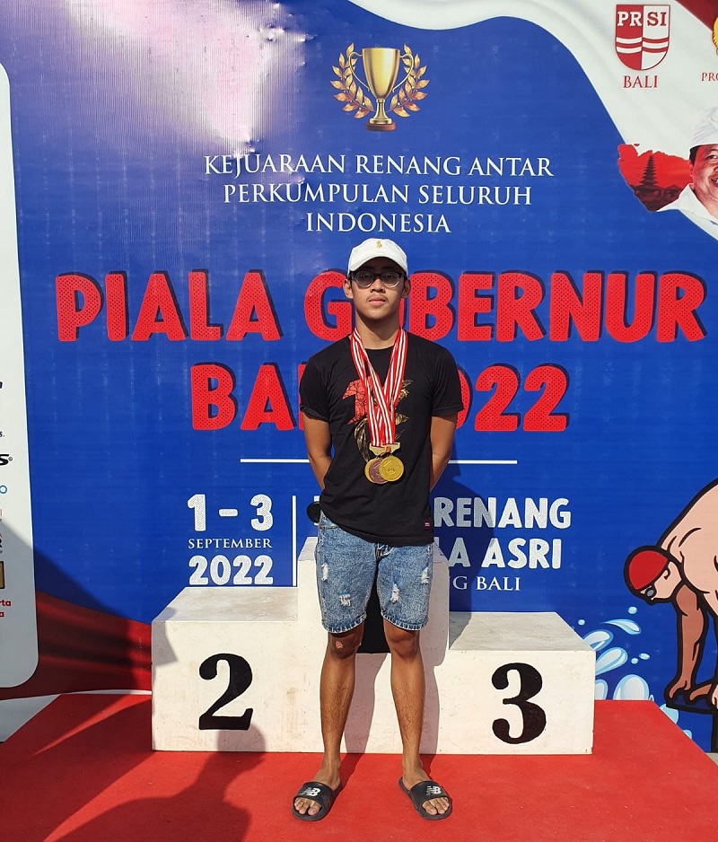 Mahasiswa FTP Unud Raih 3 Medali Pada Kejuaraan Renang Piala Gubernur Bali Tahun 2022
