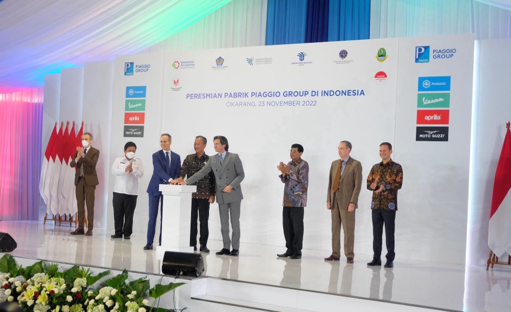 1 - Peresmian Pabrik Piaggio Group di Indonesia-e0f89b5d