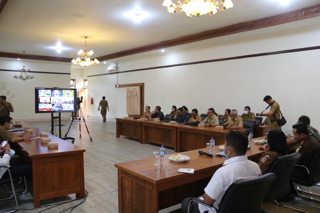 BULELENG, rapat mengenai inflasi secara daring-4b5f96bb