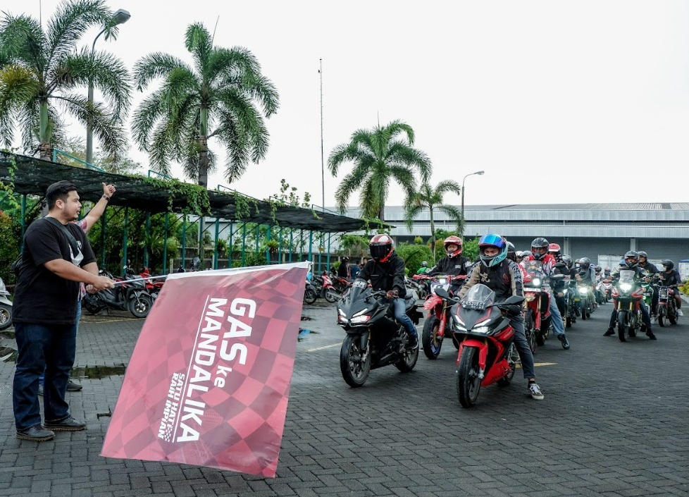 Komunitas Honda Jelajahi Pulau Lombok Menuju WSBK dan IATC Mandalika