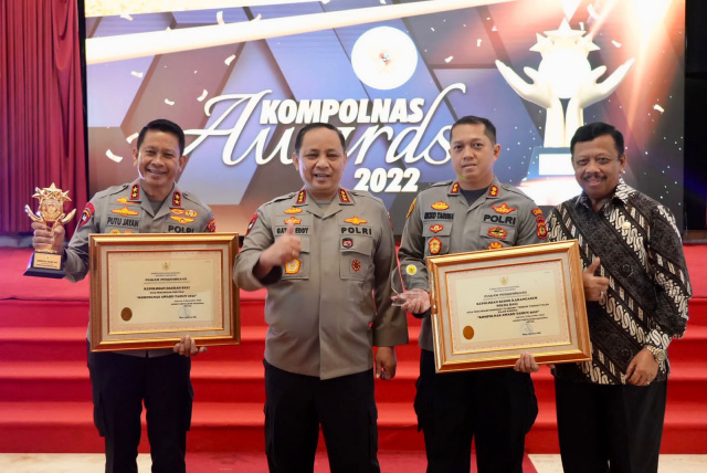 Penganugrahan Kompolnas Awards 2022, Kapolda Bali Raih Peringkat Terbaik Se-Indonesia