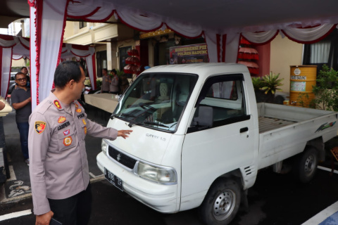 Dua Maling Curi Mobil Pick Up Ditangkap di Jawa Timur