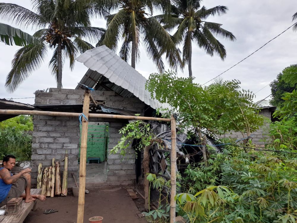 Angin Putingbeliung ‘Amuk’ Buleleng Barat 7 Rumah Warga Rusak Parah di Lima Dusun