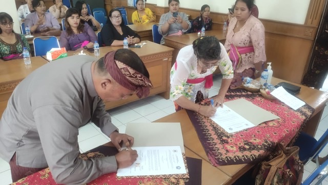 Fishum UNR dan Desa Dauh Puri Kangin Jalin MoU Tri Dharma Perguruan Tinggi