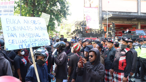 Demo Hari Buruh Ricuh, Ormas PGN Hadang Mahasiswa AMP