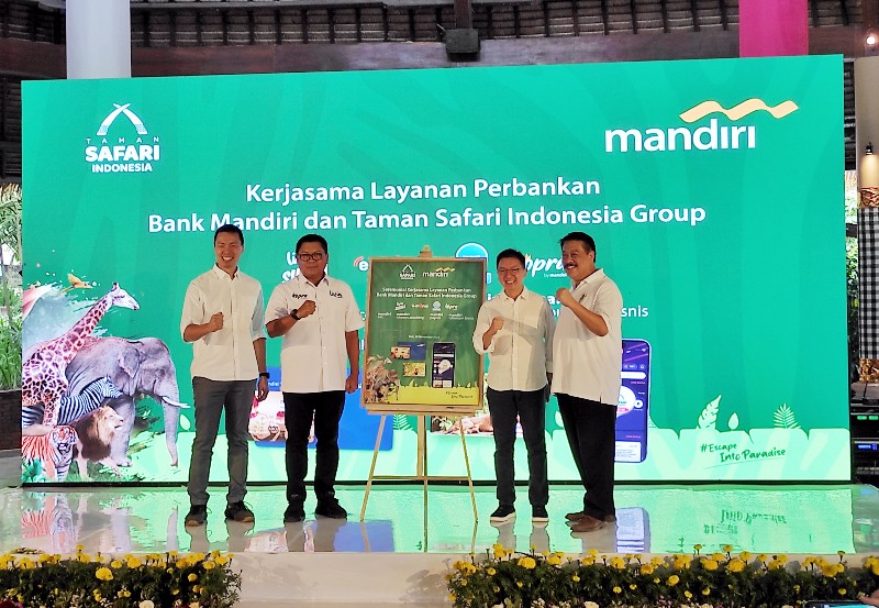 Genjot Industri Pariwisata, Bank Mandiri Perkuat Kerja Sama Dengan Taman Safari Indonesia Group