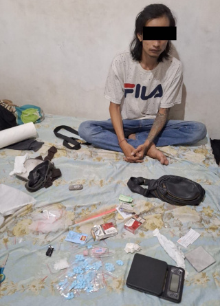 Pengedar Narkoba di Kampung Turis Kuta Dibekuk BNNP Bali