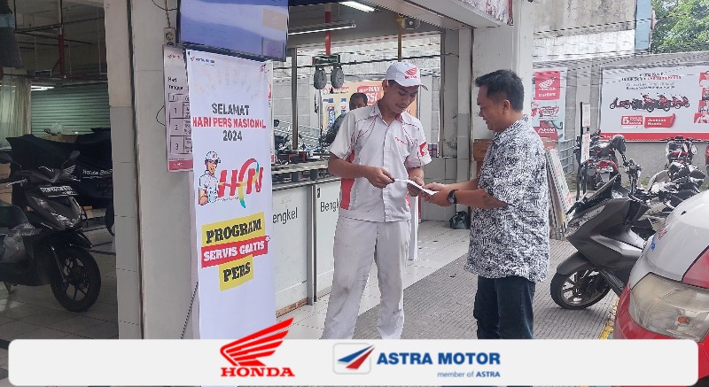 Peringati Hari Pers Nasional 2024, Astra Motor Bali Berikan Service Gratis Untuk Wartawan