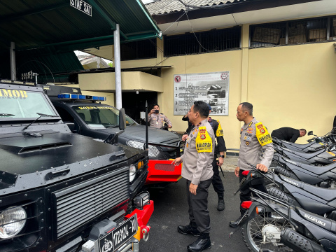 Polda Bali Kerahkan 1.612 Personel ke TPS, BKO Pasukan Brimob dan Samapta
