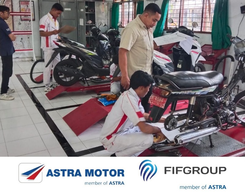 68 Siswa SMK Negeri 3 Singaraja Ikuti UKK Bersama Astra Motor Bali 