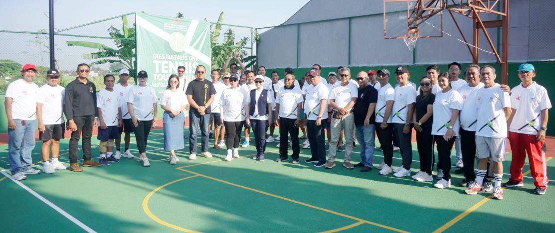 Turnamen Tennis Piala Direktur PPs UNR, Turut Meriahkan HUT ke-45 Yayasan Jagaditha
