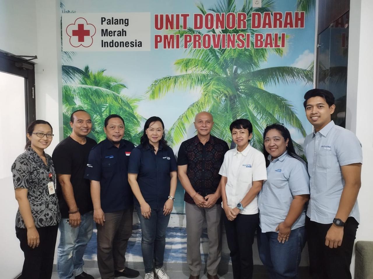 Kunjungi UDD PMI Bali, Grup Astra Bali Semakin Komit Bantu Masyarakat Lewat Donor Darah 