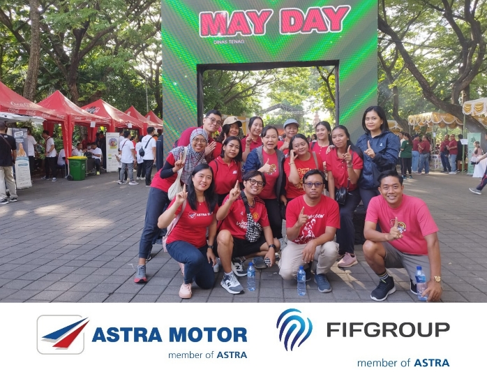 Astra Motor Bali Peringati May Day Bersama Pemkot Denpasar