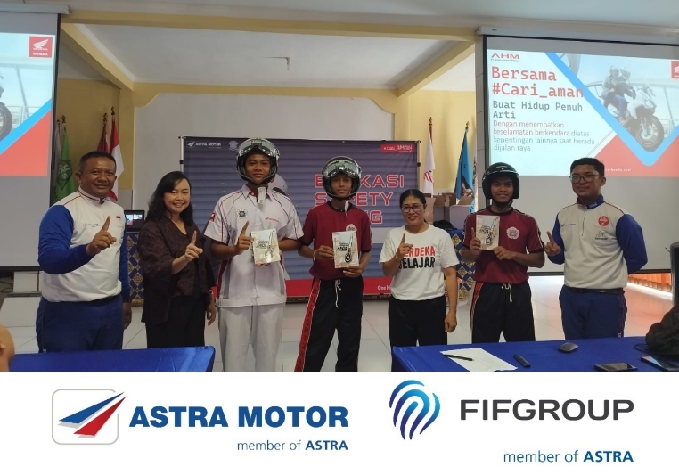 Astra Motor Bali Bentuk Sekolah Binaan dan Duta Safety Riding Di SMK PGRI 2 Badung