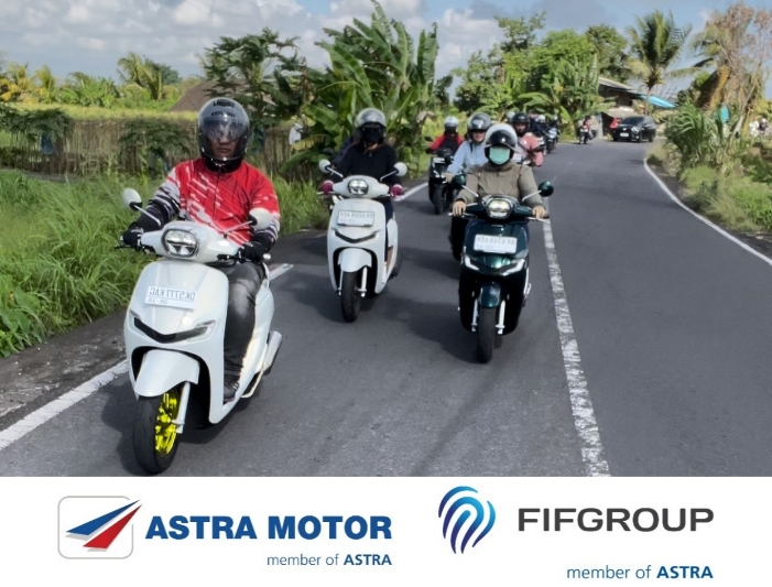 Astra Motor Bali Ajak Puluhan Pengguna Honda Stylo160 Touring #Cari_Aman Diakhir Pekan