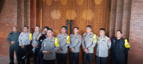 Polri Latihan Pra Ops Puri Agung Amankan KTT WWF di Nusa Dua