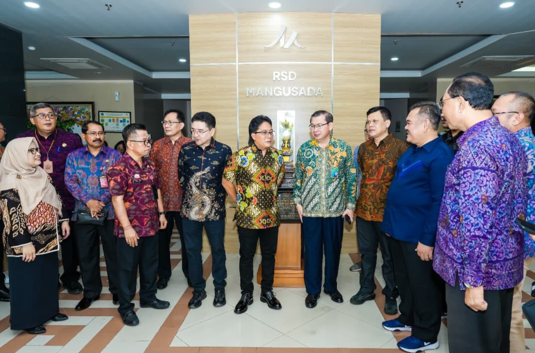 Bupati Giri Prasta Dampingi DPR RI Komisi IX Kunjungan Kerja ke RSD Mangusada Badung