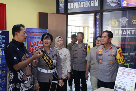 Tim Verifikasi Mabes Polri Cek Pelayanan Satlantas Polres Badung