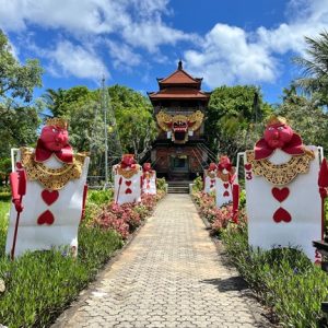 Posko Nataru yang berada di Kawasan The Nusa Dua, Bali.