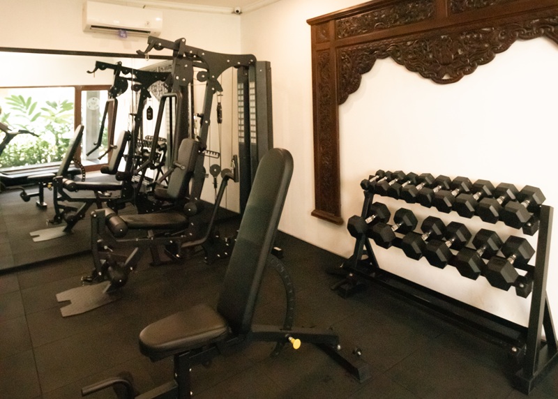 GYM eksklusif menjadi fasilitas terbaru yang tersedia di The Cakra Hotel Bali.