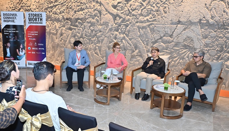Press conference penutupan Festival Film Internasional Balinale ke-18 di The Meru Sanur