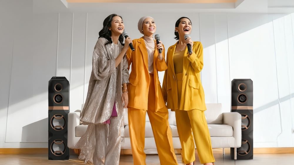 Foto 1 - Rasakan suara yang jernih saat berkaraoke dengan Sharp Speaker SAS series