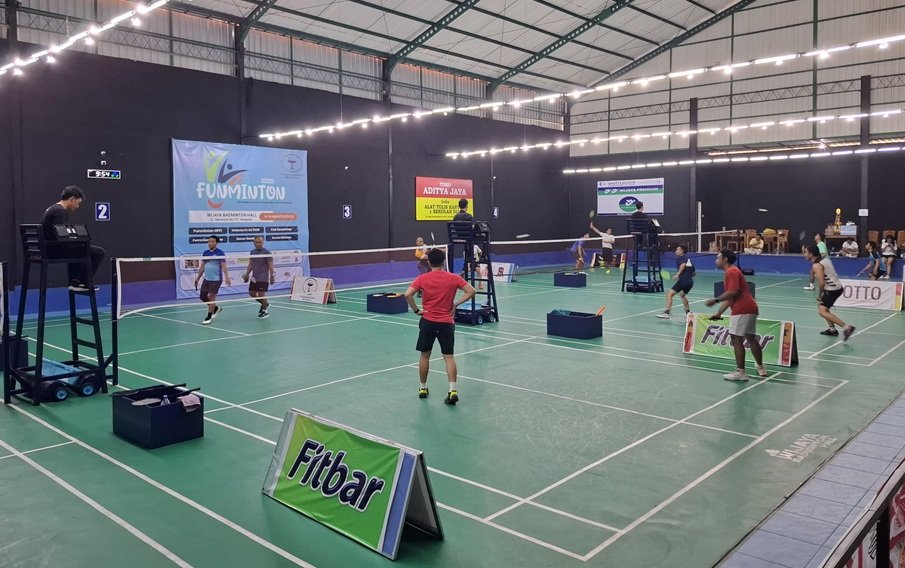 GPFI Bali perkuat silaturahmi lewat Funminton 2025.