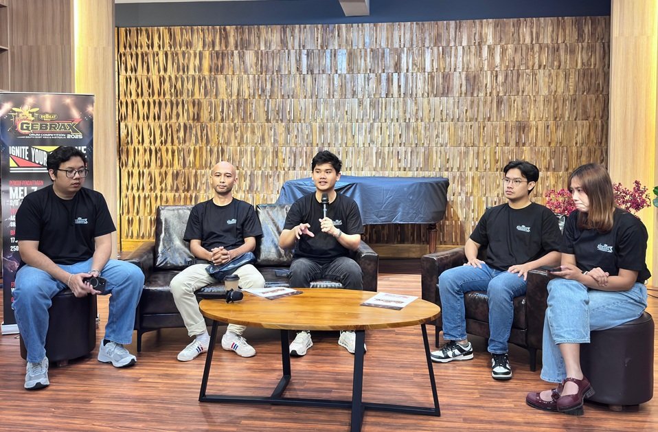 Konferensi pers “Gebrax Drum Competition 2025” di Debeat Bali, Rabu (68).