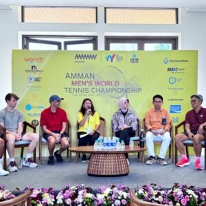 Press Conference AMMAN Men’s World Tennis Championship 2025 di Bali Beach Country Club, kawasan ITDC, The Nusa Dua.
