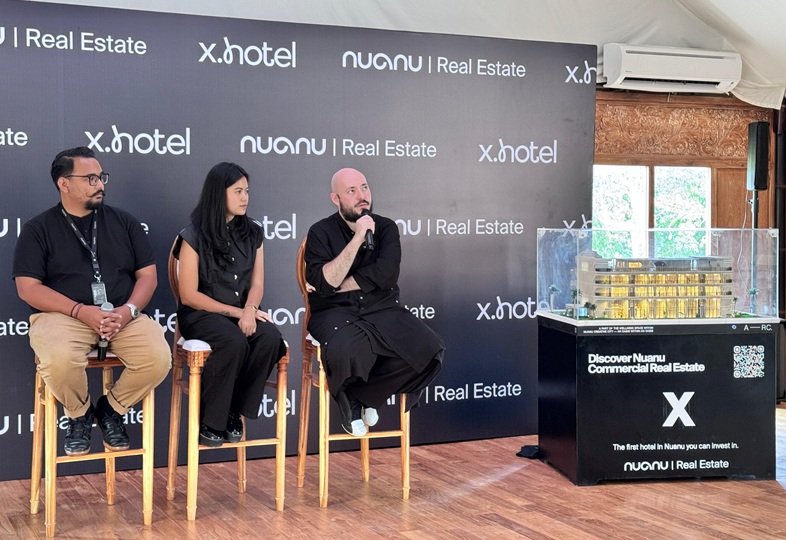 Press conference  X Hotel Nuanu ajak investor miliki masa depan destinasi visioner dan menguntungkan.