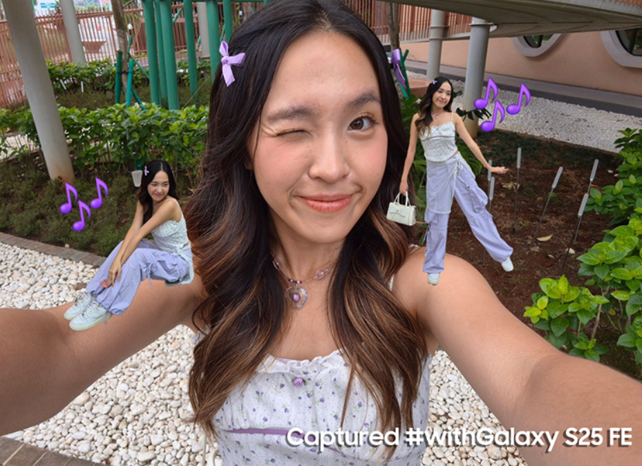 Hasil pembuatan konten oleh konten kreator Marveline Grace dengan Kamera depan 12 MP Galaxy S25 FE