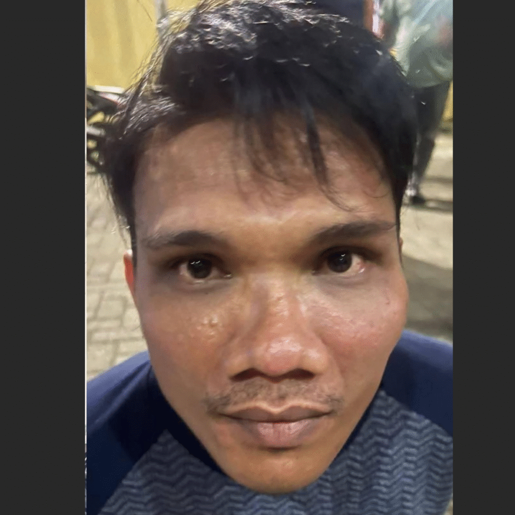 DITANGKAP-Pelaku ditangkap di Manado oleh tim gabungan Polsek Kuta, Polresta dan Resmob Polda Sulawesi Utara.