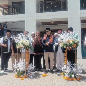 Masjid Pantai Bali di Desa Cupel Kecamatan Negara Kabupaten Jembrana diresmikan, Sabtu (7/2/2026).