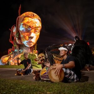 Pertunjukan-Barong-Bangkung-di-Nuanu-Creative-City