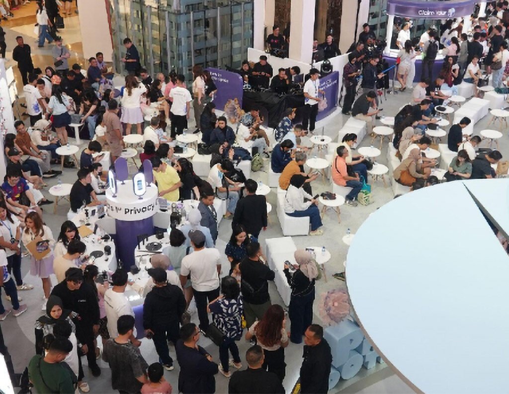 Suasana Galaxy Studio dihadiri konsumen Galaxy S26 Series untuk Unboxing Bersama