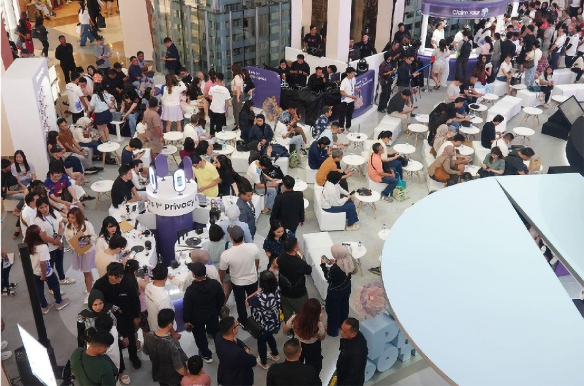 Suasana Galaxy Studio dihadiri konsumen Galaxy S26 Series untuk Unboxing Bersama