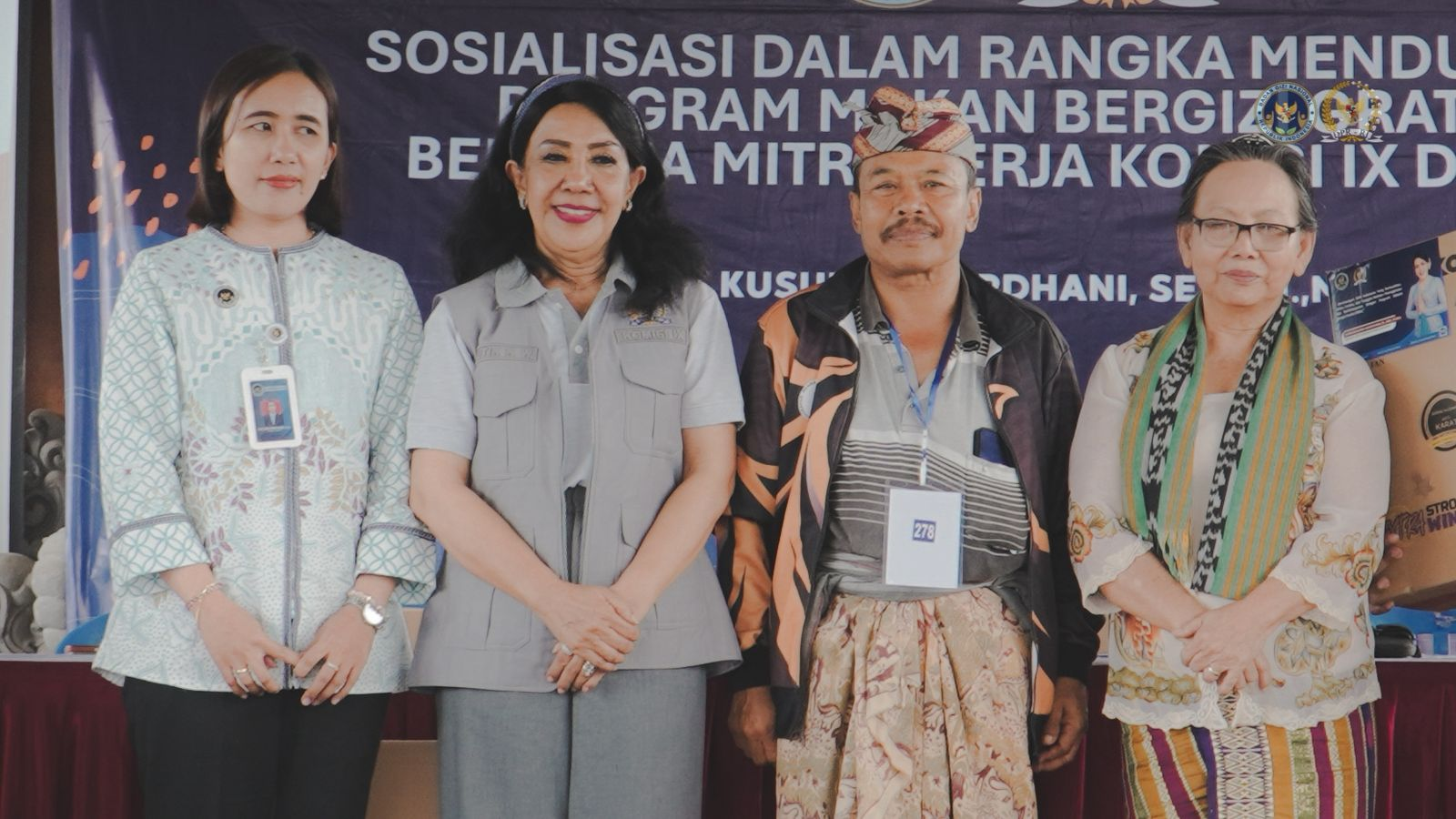 Sosialisasi MBG di Bangli, Pemerintah Siapkan Generasi Sehat Menuju Indonesia Emas 2045
