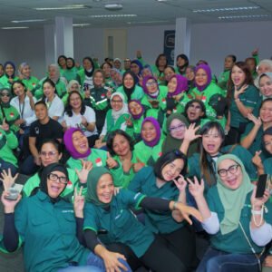 Antusiasme para Mitra Pengemudi perempuan dalam mengikuti rangkaian kegiatan NGERUMPI 2026 yang menghadirkan berbagai pelatihan untuk pengembangan diri, mulai dari workshop perlindungan diri hingga kelas berbahasa asing.