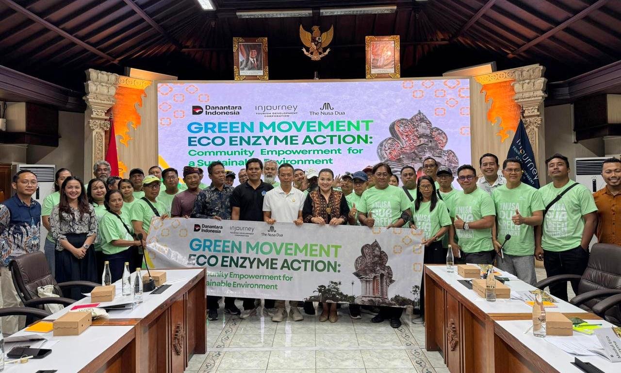 ITDC-gandeng-masyarakat-Benoa-kelola-sampah-organik-menjadi-eco-enzyme