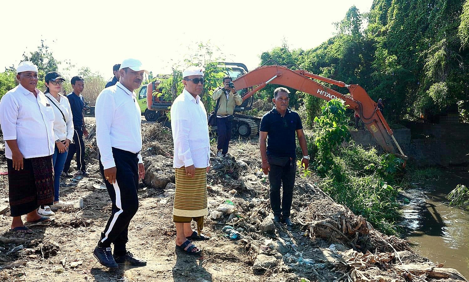 Antisipasi Banjir, Wali Kota Jaya Negara Tinjau Normalisasi Sungai Tukad Loloan Sanur Kauh